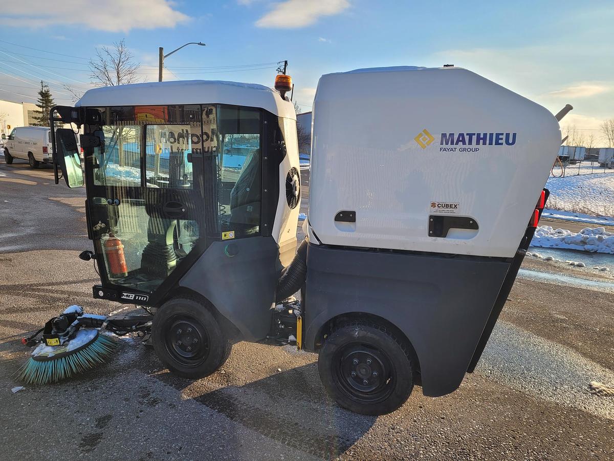 Used Mathieu MC-110  Sub-Compact Sweeper