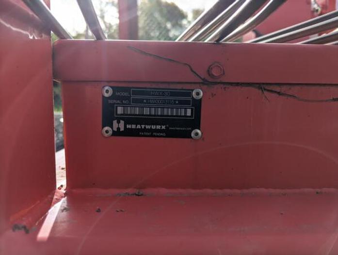 Used 2x HeatWurx Infrared Asphalt Heaters