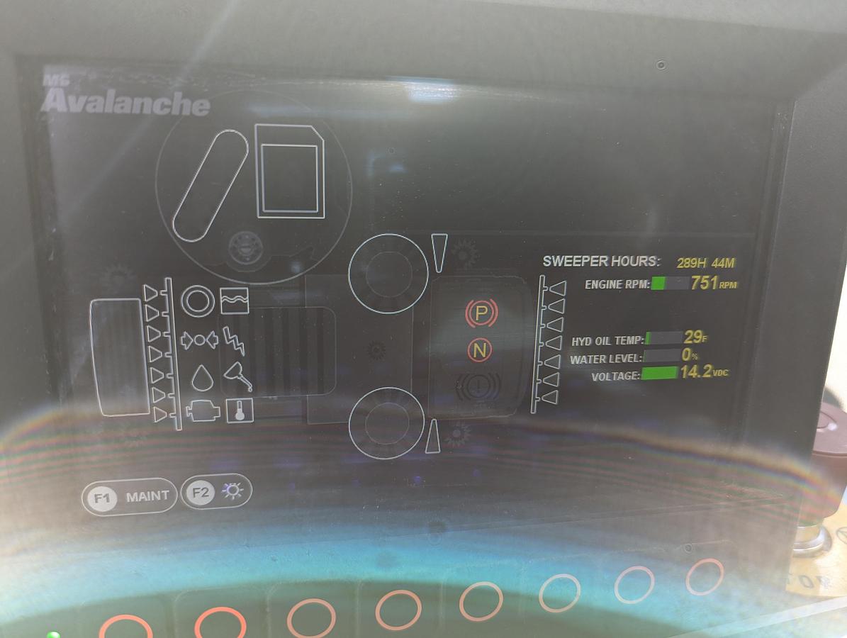 Used Demo / Used - 2024 Schwarze M6 Avalanche Mechanical Broom Sweeper (single engine)