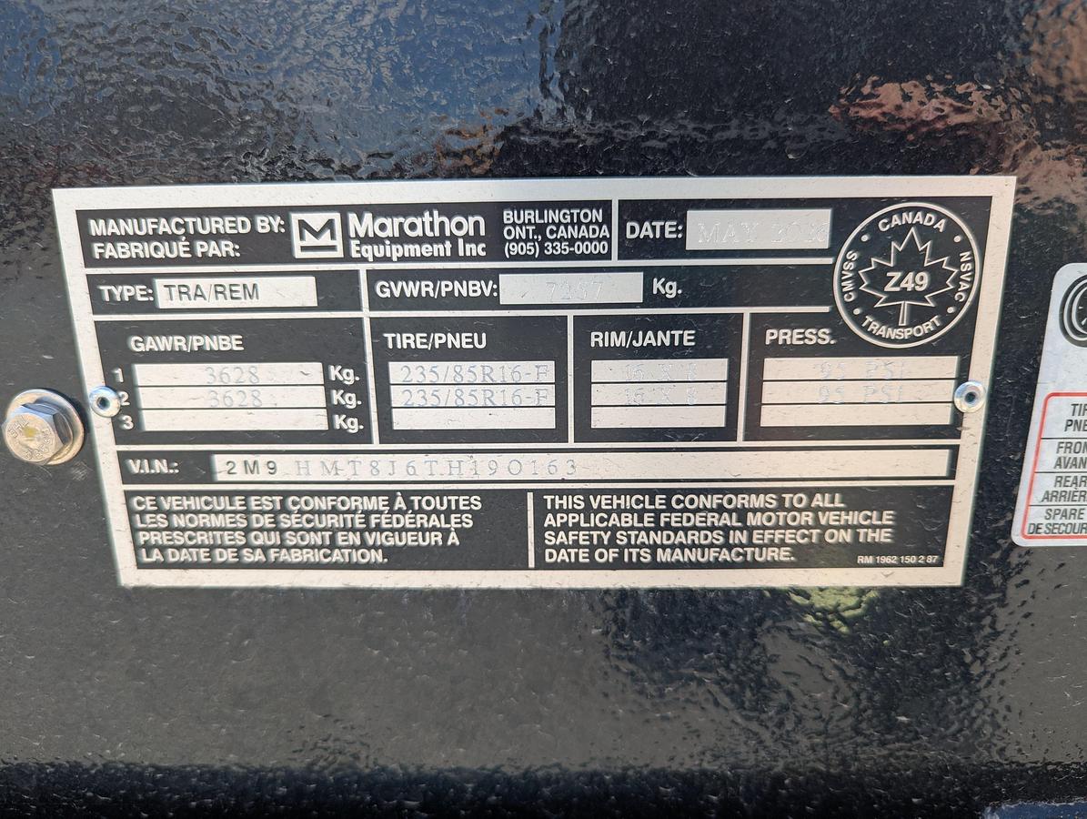 Used 2026 Marathon Equipment 4T Hot Box Trailer