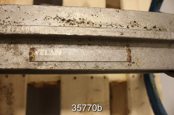 Used Velan 12" Hand Operated Knife Gate Valve #35770