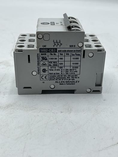 Used AB ALLEN BRADLEY 1492-CB3 G 030