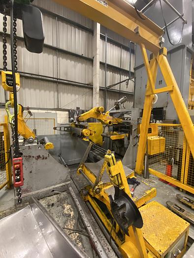 Used Wilkins & Mitchell 600-ton Single Action Mechanical Press
