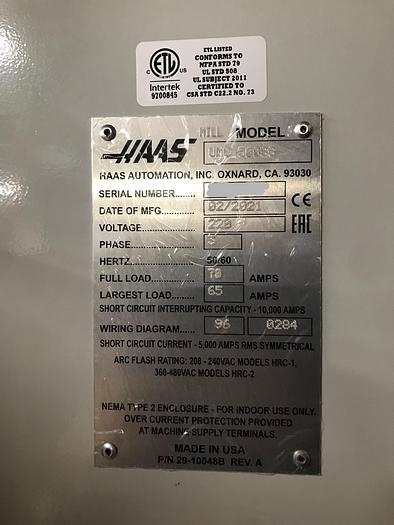 Used 2021 HAAS UMC 500SS