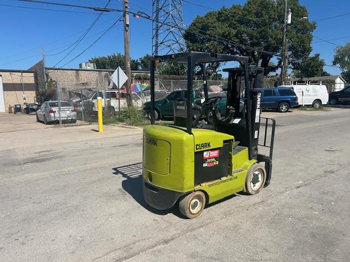 Used 2005 CLARK 6000LBS ELECTRIC FORKLIFT
