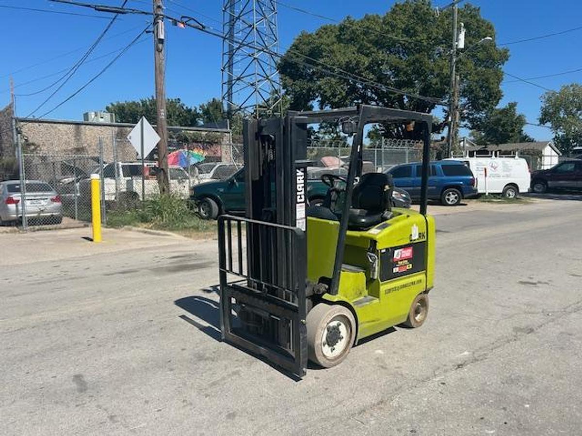 Used 2005 CLARK 6000LBS ELECTRIC FORKLIFT
