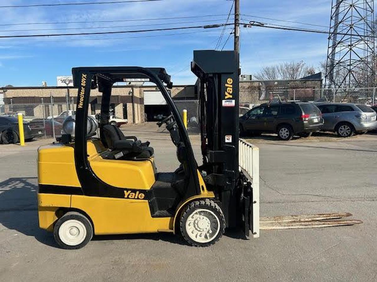 Used 2009 Yale GLC080VXNGSQ093.5  8000LBS