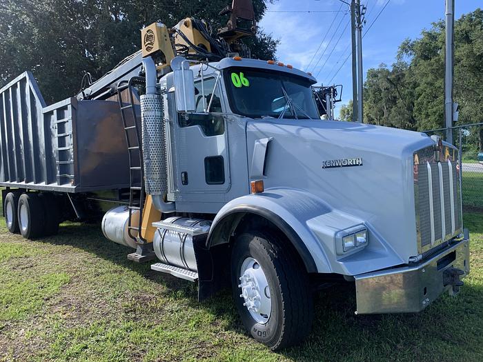 Used 2007 KENWORTH T800 GRAPPLE TRUCK