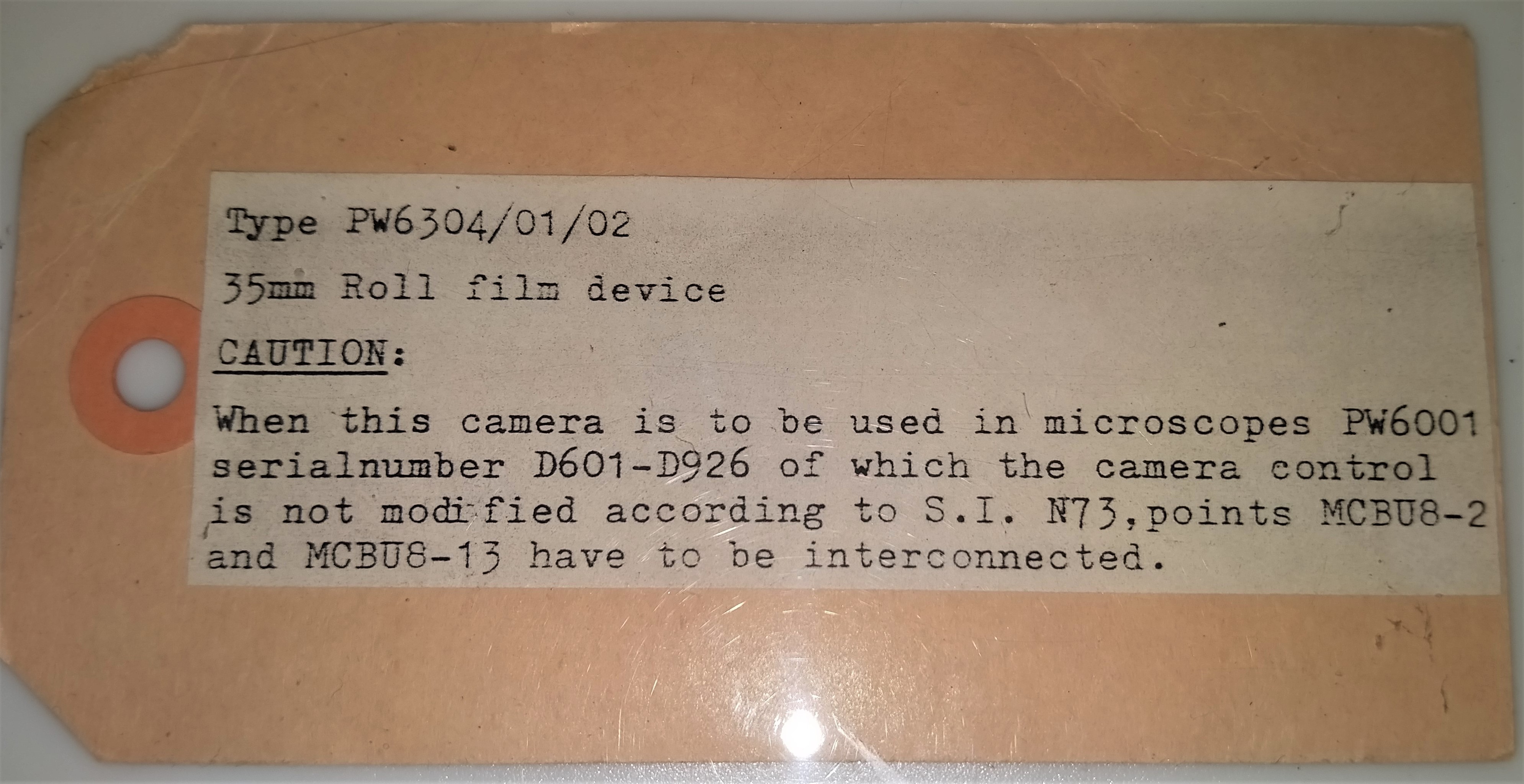 Used Philips PW6304/02 Camera Transport Mechanism