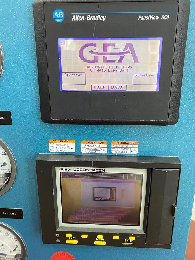 Used Aeromatic Strea1 Fluid Bed Dryer Strea 1