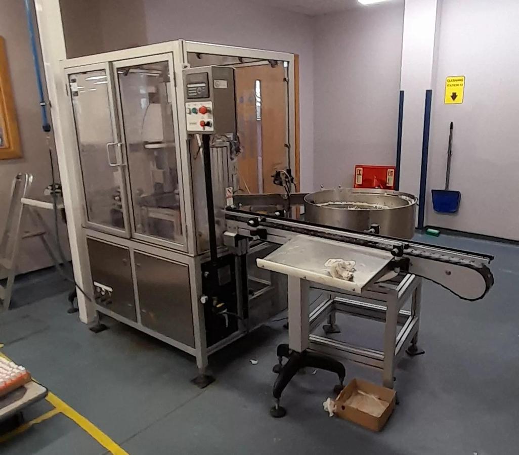 Used Cap coder cc1160 Monoblock filling and  capping machine