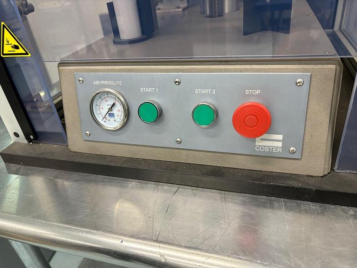 Used Coster Gas Metering Machine model 530/G, made in 2011, S/N 22.855. Coster Gas Metering Machine model 530/G, made in 2011, S/N 22.855.