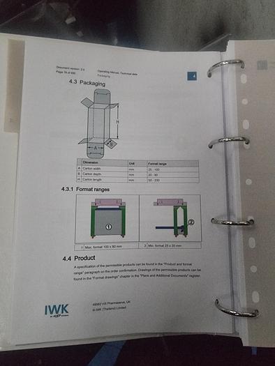 Used 2017  IWK VI5 Vertical Cartoning Machine