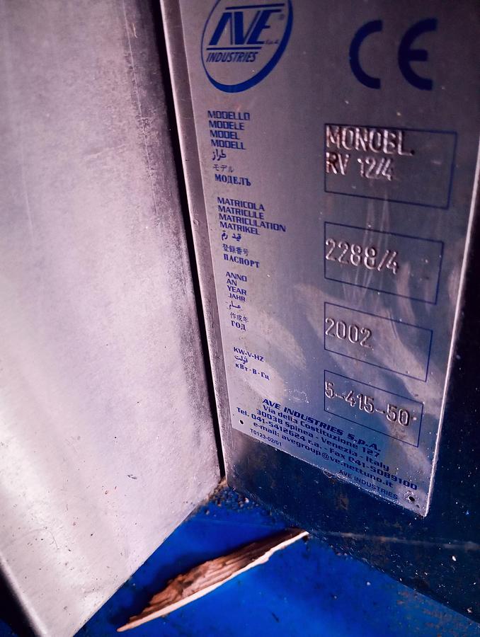 Used ave industries  MONOBL RV 12/4