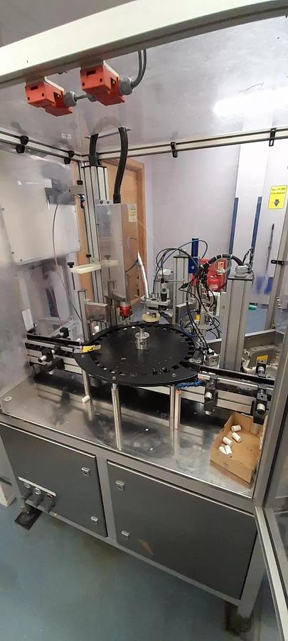 Used Cap coder cc1160 Monoblock filling and  capping machine