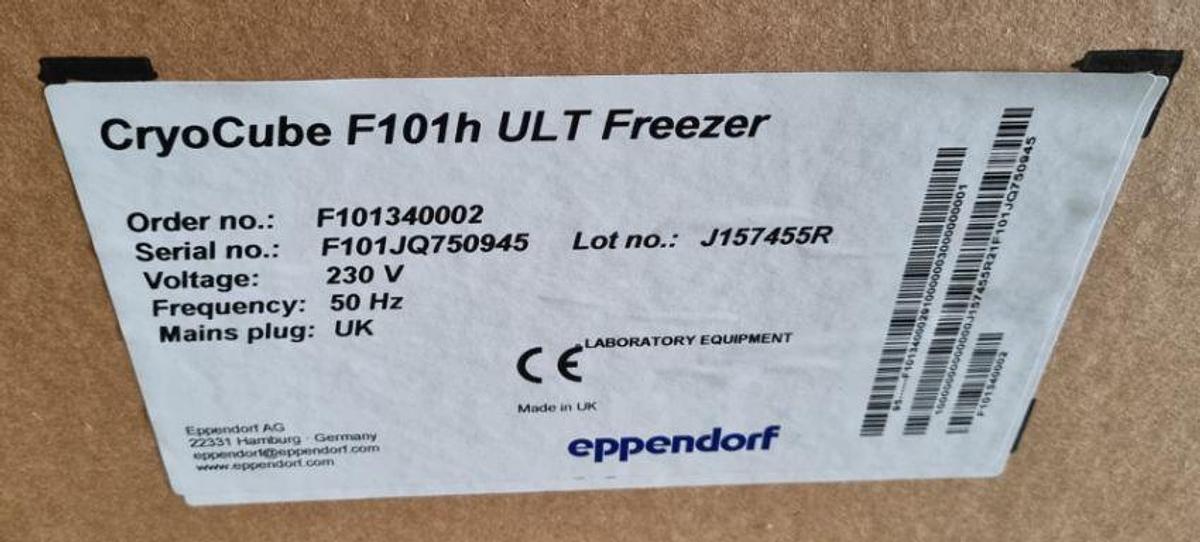 Used Eppendorf CryoCube F101h CryoCube F101h ultra low