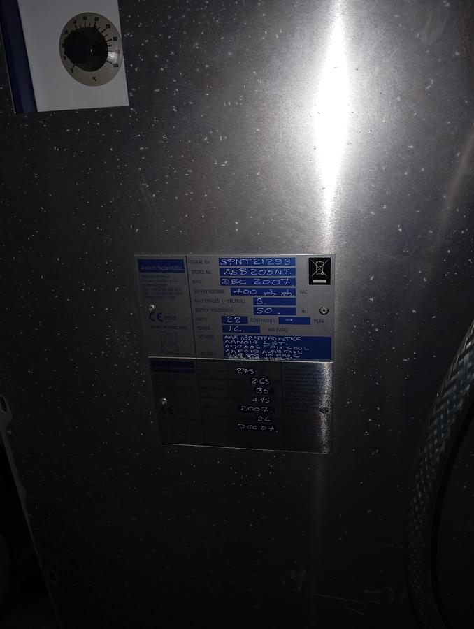 Used ASTEL AUTOCLAVE