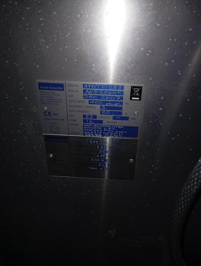 Used ASTEL AUTOCLAVE