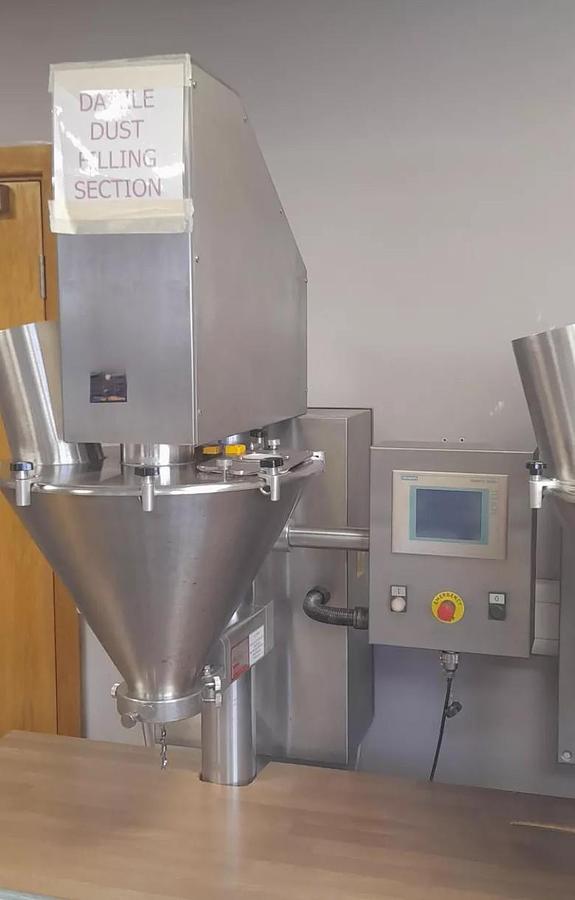 Used All-Fill model S10 auger filler All-Fill model H10 powder filling machine, Serial Number 10791, Year 2007