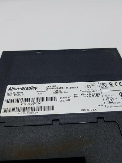 Used Allen Bradley 1756-DHRIO SER D