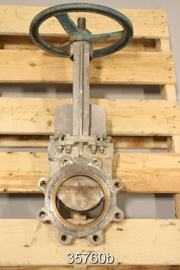 Used Velan 6" Hand Operated Knife Gate Valve #35760