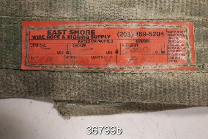 Used East Shore Wire Sling 4' Length, 20" Width, V-Basket 5000 Lbs #36799