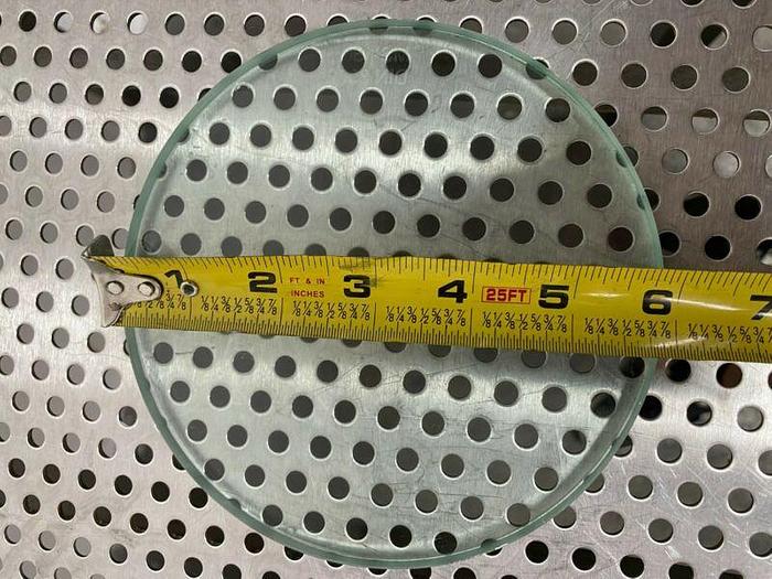 Used Circular 6" Sight Glass w/ Stainless Steel Frame