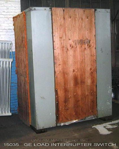 Used General Electric  Load Interrupter Switch, 13.8 Kv - 15.5 Kv Max Design, 600 Amp Continuous, 600 Amp Interrupting, 40 Ka Momentary, 40 Ka Close And Latch Rating, 95 Kv Bil #15035