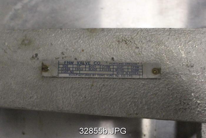 Used FNW 10" Hand Operated Knife Gate Valve #32855