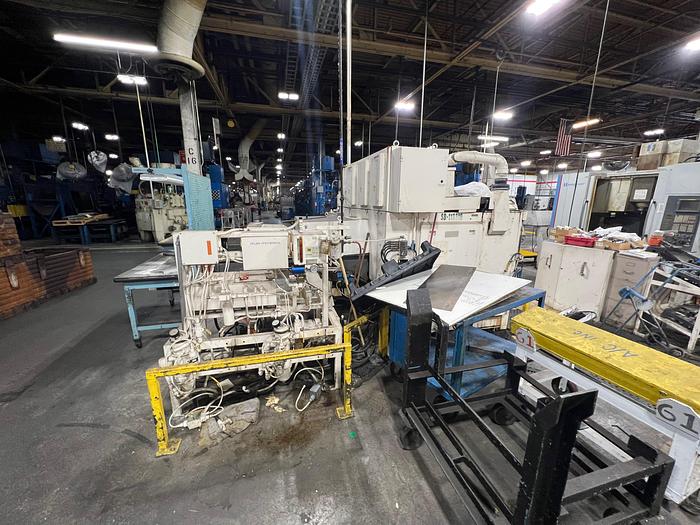 Used OKUMA & HOWE 2SP-25H TWIN SPINDLE TWIN TURRET CNC LATHE
