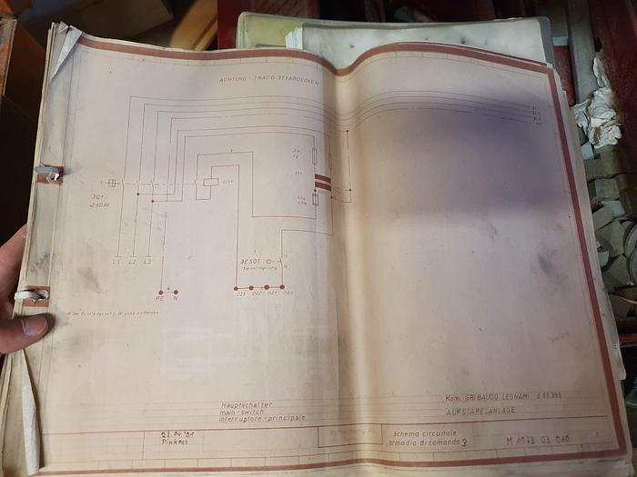 Used Weinig T&G production Linea produzione perline  Hydromat Super 30 B