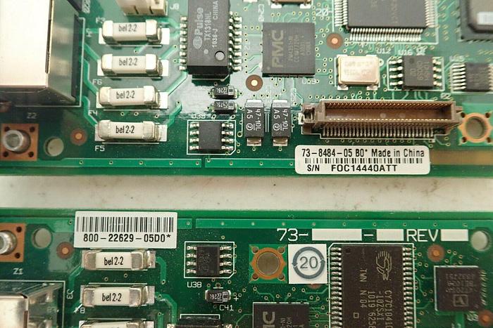 Used Lot of 2 Cisco CTRLR T1/E1 2-Port WAN Interface Cards