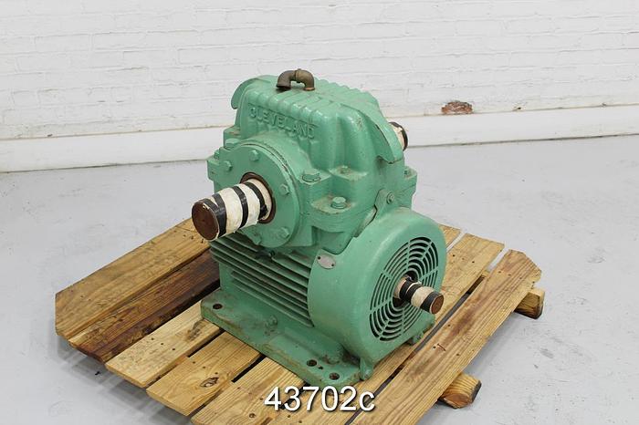 Used Cleveland 80AF Right Angle Dual Output Shaft Gear Box, 15.5/1 Ratio #43702