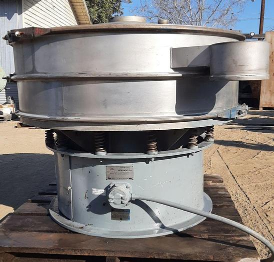 Used Scren, Sweco, 48", S/st, Single Deck, 2.5 HP #S744347