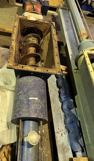 Used SEEPEX sludge cake pump