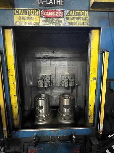 Used NEW BRITAIN MODEL 66 TWIN SPINDLE VERTICAL CNC LATHE