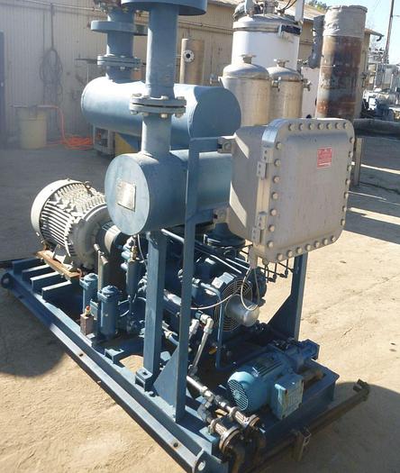 Used Compressor, Gas, 75 HP, Aerzen, Screw, Bio-Gas #S744403