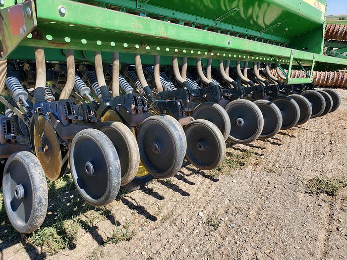 Used 25' John Deere 455 Grain Drill w/ Small Seed Box