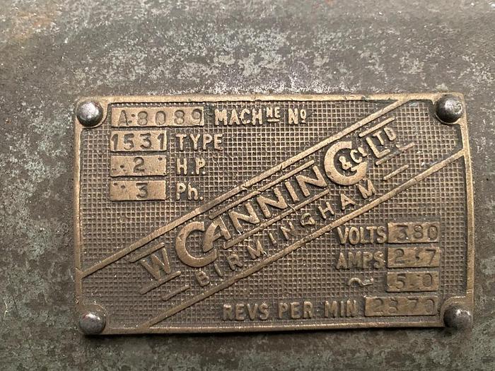 Used Canning 1531 Double Ended Polishing Machine