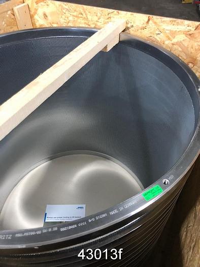 Used Voith MSM 08/08 Tertiary Fine Screen Valeo Design P 05-35-10 Profile .20mm Slots #43013