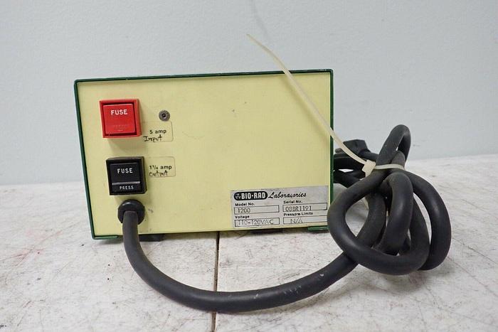 Used Bio-Rad Model 1200 Electrophoretic Destainer Power Supply