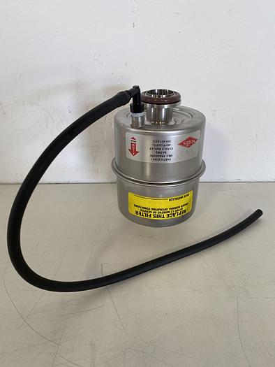 Used Virtis  Vacuum Pump Exhaust Filter 15PSI @ 400°F KF25 Vacuum Fitting Size