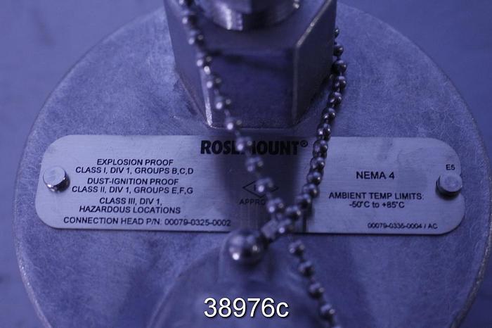 Unused Rosemount 79 Connection Head with Thermowell Sensor #38976