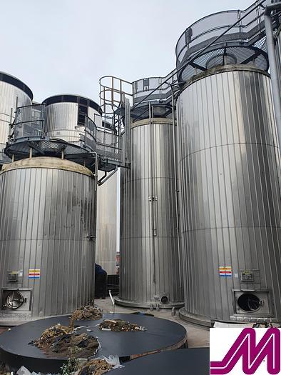 Used 50,000 Litre Stainless Steel Insulated & Clad Storage Tank