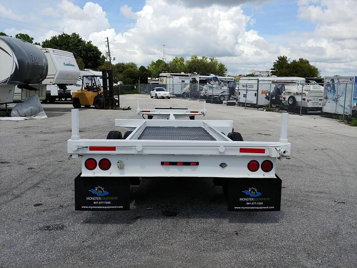 Used Lindsay TA Extendable 47' Pole Trailer - 59001