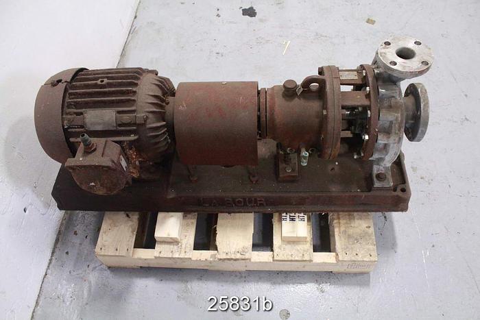Used Labour Tri Flo 3X2-83/8 Pump, 8" Diameter Impeller, Stainless Steel Casing #25831