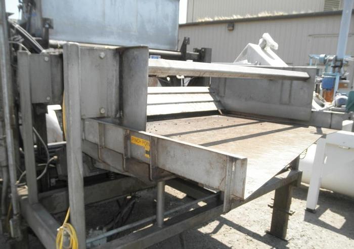 Used Dumper, Bin, Tote, FMC, S/st, Hydraulic, 800 lb (2) #S741235