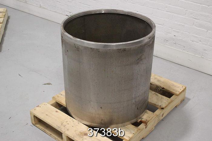 Used Black Clawson P24 Pressure Screen Basket, 0.05" Holes #37383