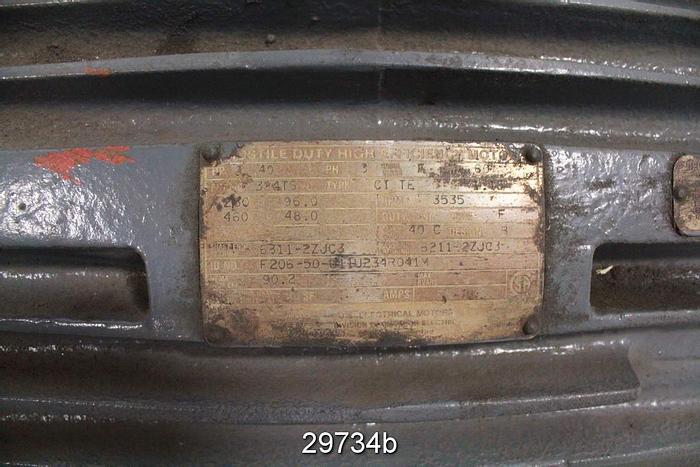 Used Emerson 40 Hp AC Motor #29734