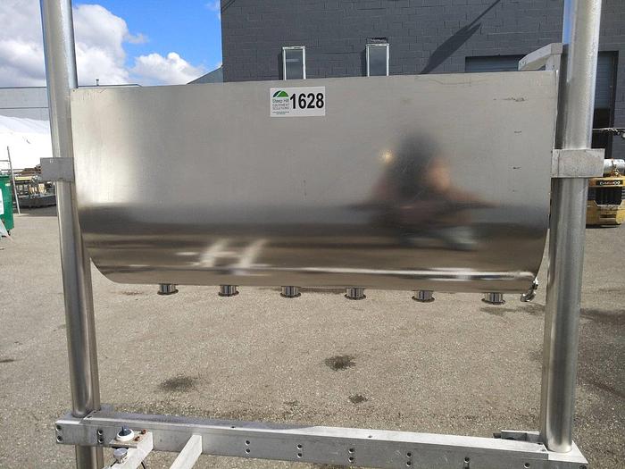 Used 6 Head Liquid Filler Tank and Frame